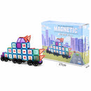 Blocos Magnéticos Caminhão Educativo com Números – Brinquedo de Montar - UPPER1125-1