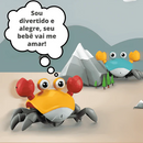 Caranguejo Criativo com Sensor de Obstáculos, Música e Luzes + Brinde